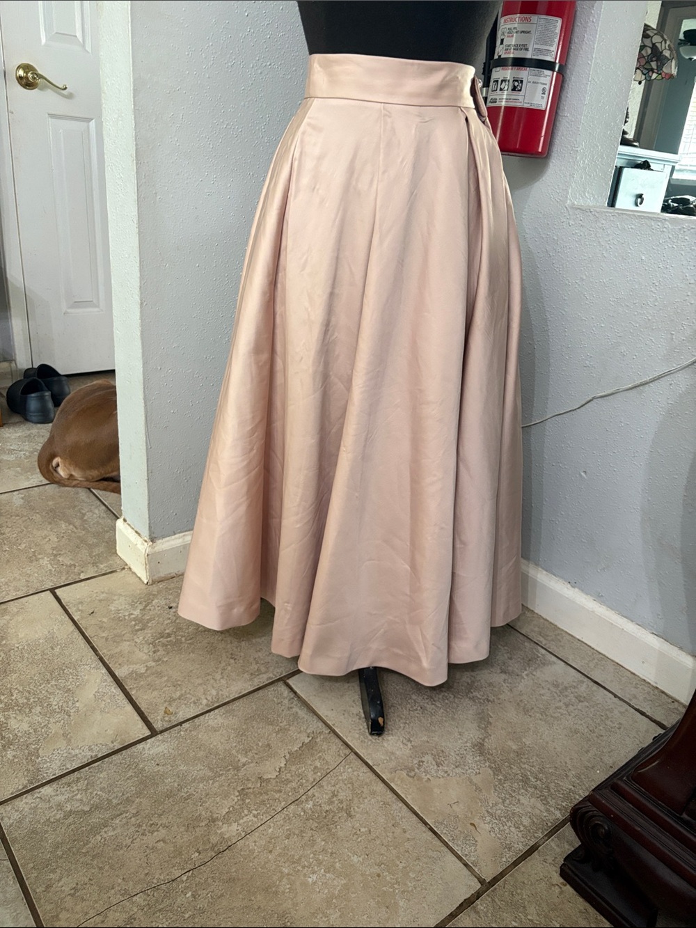 H&M Women's Blush Pink Circle Skirt